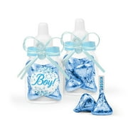12 Pack - Its a Boy Baby Shower Party Supplies Blue Baby Bottles Filled with Kisses - It's a Boy Baby Shower Favors