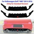 thumbnail image 2 of Car Rear Bumper Splitter Diffuser Lip Spoiler For Volkswagen Golf 7 MK7 2013-2016 (Only For Standard Version), 2 of 7