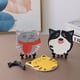 thumbnail image 2 of Posavasos creativo con forma de gato, posavasos absorbente de corcho, linda mascota, regalo creativo de dibujos animados, 2 of 3