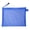 Blue, variant on Yulin 1 Pc Mesh Zipper Pouch Bags, 7×9 In Pencil Case, Multicolor Pen Bag Multipurpose for Office Supplies Travel Storage Bags, Red