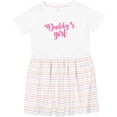 thumbnail image 3 of Inktastic Valentine's Day Daddy's Girl Girls Toddler Dress, 3 of 5