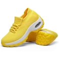 thumbnail image 1 of TANTOO Zapatillas de Tenis para Mujer Ligeras cómodas de Malla con Cordones Amarillo 27.0 cm Amarillo 27.0 cm Xishao ropa, 1 of 2
