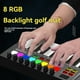 thumbnail image 2 of Mini Teclado Portátil de Control MIDI, USB, Teclado Secuenciador, Pads de Batería Retroiluminados, 8 Perillas, OLED, Controlador de 25 Teclas, 2 of 5