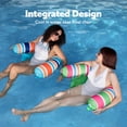 thumbnail image 3 of Joyfy 2 Flotadores Inflables para Piscina para Adultos, con Diseño de Fideos a Rayas, para Piscina, Tumbona, Fiesta, 3 of 7