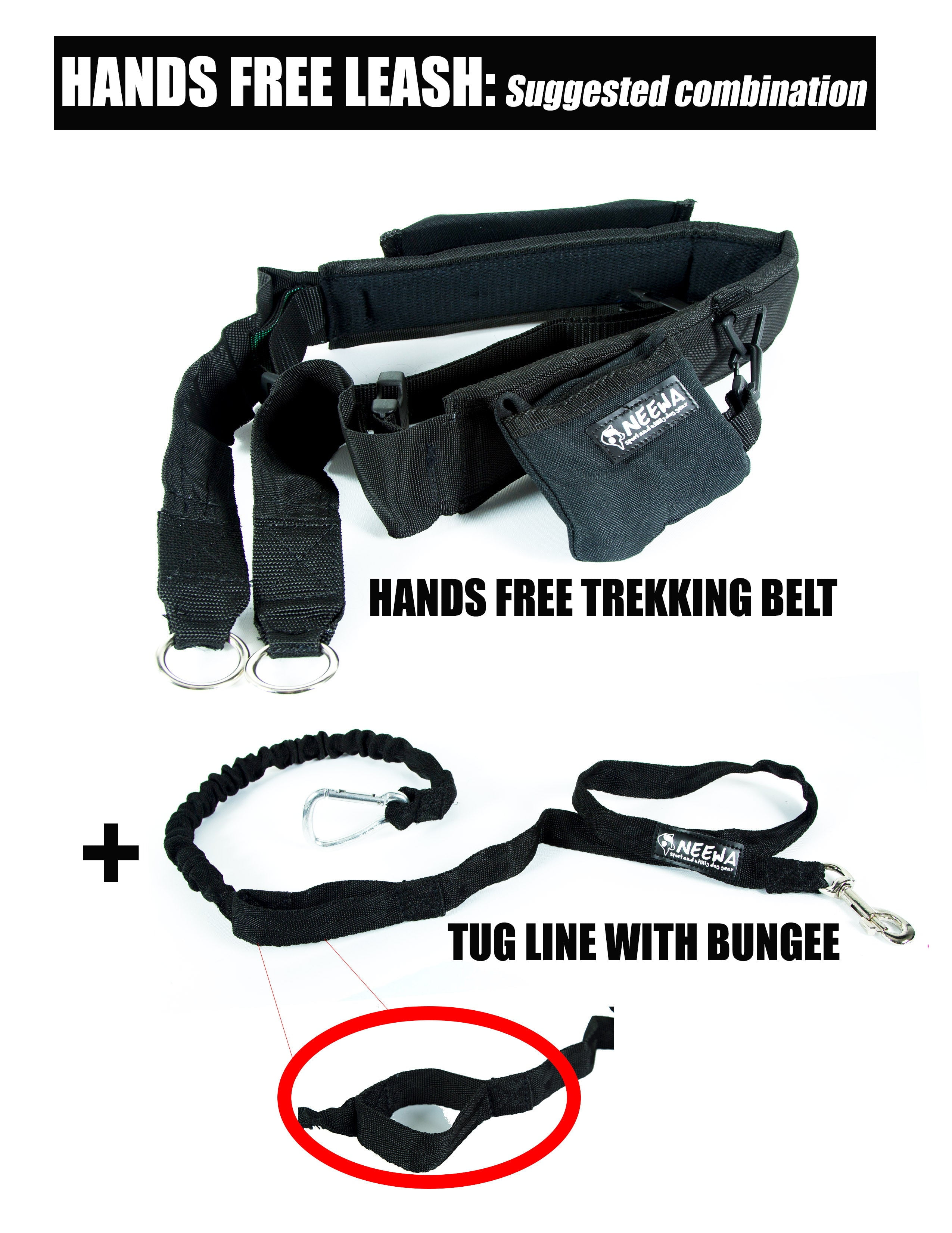 Tug Line With Bungee Leash