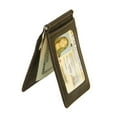 thumbnail image 1 of Piel Leather Bi-Fold Money Clip With Id Window, Chocolate, One Size, 1 of 4
