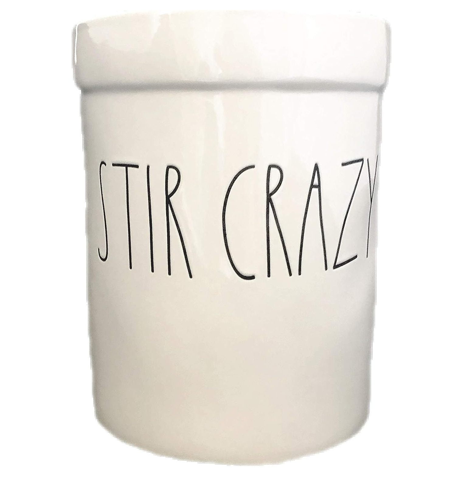 Rae Dunn STIR CRAZY ceramic utensil crock utensil holder kitchen