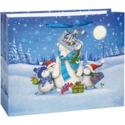 Large Starry Night Christmas Gift Bag