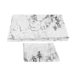 thumbnail image 1 of Juego de cama de mármol estampado, funda nórdica de poliéster, funda de almohada, artículos para el hogar (funda de edredón de 150x200cm, 1 funda de almohada), 1 of 14