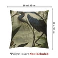 thumbnail image 4 of nygtbtfer Throw Pillow Cover Blue Louisiana Heron Bird Drawing Nature Home Decor Pillowcases Square Pillow Cases Cushion Covers for Sofa Couch Bed White, 4 of 7
