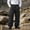 Black, variant on Snowboard Pants for Men Baggy Ski Pants with Elastic Waist Outdoor Loose Lightweight Waterproof Windproof Black