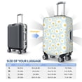 thumbnail image 6 of Lsque Daisies Flowers Printed Luggage Cover, Travel Luggage Protector,Scratch and Dirt Resistant, Fits 18-32 Inch Luggage - Medium, 6 of 9