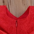 thumbnail image 4 of Princesse Fleur Fille Robe d'Été Tutu Anniversaire Robes de Baptême Dentelle Mariage Enfants Robe Formelle Robe 18-24 Mois, 4 of 8