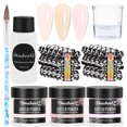 thumbnail image 1 of Crystal Powder Glass Cup Carving Pen Nail Liquid Paper Holders Professional Nail System Manicure Set, 1 of 7