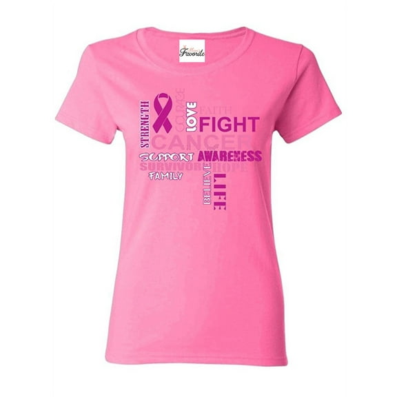 Women's T-Shirt Short Sleeve - Breast Cancer