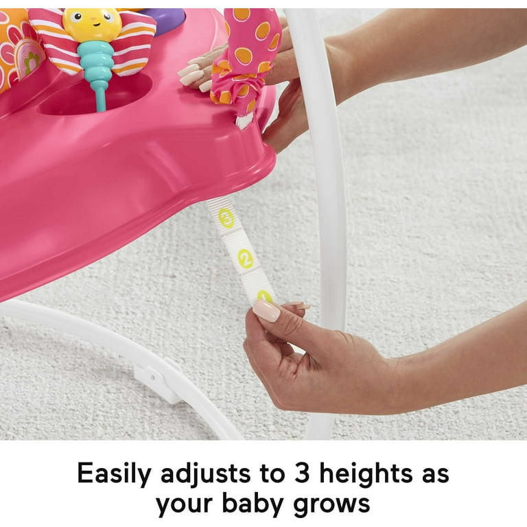 Fisher price pink petal jumperoo online