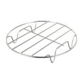 thumbnail image 2 of BUYISI 6/7/8/9/10 Inch Single-layer Grill Rack Grid Bakings Tray Racks Stainless Steel Air Fryer Steaming Rack Round Steamer Rack 8 inches, 2 of 5
