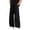 Black, variant on Cargo Pants for Men Elastic Waist Wide Leg Pants Drawstring Loose Casual Travel Trousers with Zipper Multi Pockets