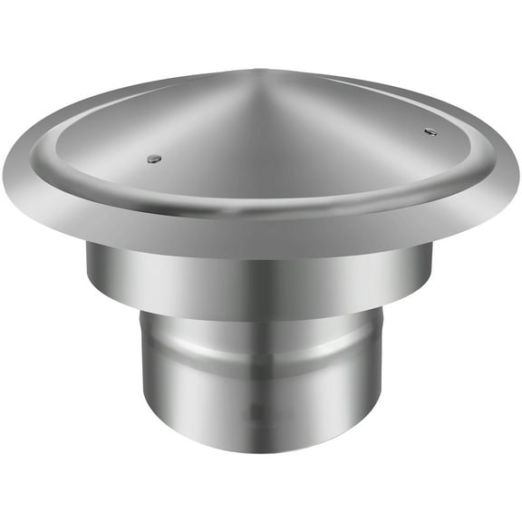 VEVOR Chimney Cap 6-inch 304 Stainless Steel Round Roof Rain Cap Cover Silver