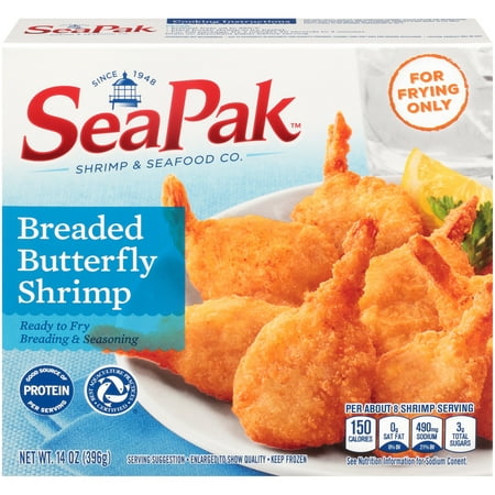 SeaPak™ Breaded Butterfly Shrimp 14 oz. Box