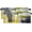 Grey and Yellow, variant on Kitchen Curtains and Valances Set 3 Piece for Windows Grey and Yellow Kitchen Window Curtains Set,Modern Abstract Art Valances for Living Room,