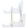 thumbnail image 1 of Clear 3 Tier Acrylic Keyboard Stand Mechanical Keyboard Holder Storage Stand Showcase for Tablet Picture Frames Stylish Design, 1 of 7