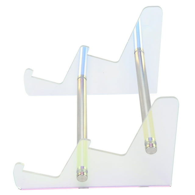 Clear 3 Tier Acrylic Keyboard Stand Mechanical Keyboard Holder Storage Stand Showcase for Tablet Picture Frames Stylish Design