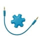 thumbnail image 2 of Injueey Divisor de Audio de 3,5mm, accesorio de auriculares, equipo convertidor estable, adaptador de auriculares, conector, dispositivo, Cables de audio/vídeo azul, 2 of 5