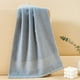 thumbnail image 1 of Toallas de baño grandes de algodón (34 x 73 cm) | Toalla deportiva extragrande y gruesa para hombre y mujer | Toalla absorbente suave de secado rápido en colores azul, rosa y café, 1 of 6