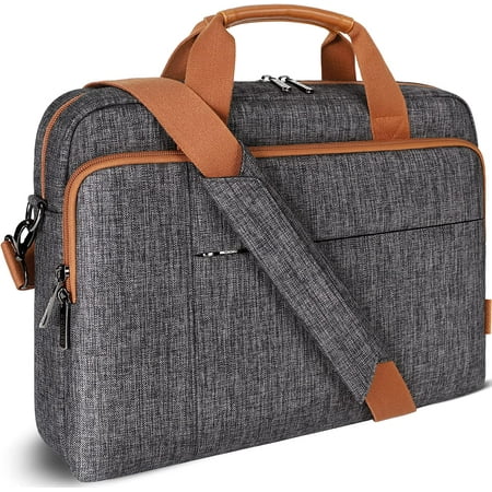 DOMISO 14 inch Laptop Bag Business Briefcase Water-Resistant Notebook ...