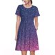 thumbnail image 1 of Balery Violet Glitter Vestidos sueltos de manga corta para mujer, vestidos de verano 2025, vestidos casuales de corte A con vuelo., 1 of 6