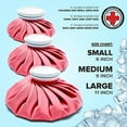 thumbnail image 2 of WWS-Doctor Developed Hot And Cold Pack/ice Bag/ice Pack/compress - Re-useable And Waterproof With Spill-proof Caps And Durable, Anti-leak Materials (Pink, Medium - 9"), 2 of 4