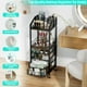 thumbnail image 5 of Carrito organizador de maquillaje HaPirm con 4 cajones y ruedas, 5 of 9