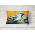 thumbnail image 2 of Carolines Treasures MW1158PW1216 Look at the Birdie Canvas Fabric Decorative Pillow 12H x16W multicolor, 2 of 3