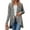Light Gray, variant on Women's Christmas Heavy Sequin Coat - Solid Color Irregular Casual Fashion Outerwear, Sparkly Holiday Jacket, Red Size M