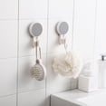 thumbnail image 4 of Cateissary Colgador de almacenamiento para montar en la pared, gancho de baño sin perforaciones, resistente al agua, a prueba de humedad, Juegos de accesorios de baño, 4 of 6