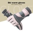 thumbnail image 2 of Guantes unisex de resistencia al frío impermeables a prueba de viento guantes deportivos al aire libre de invierno, 2 of 9