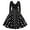 Black, variant on TIHLMK Long Dresses for Women Women's V-Neck Retro Print Polka-Dot Long-Sleeved Casual Bow Tie Stitching Large Swing Dress Gift for Women