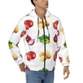 thumbnail image 4 of Zip Up Hoodies for Men - Potato tomato onion Long Sleeve Comfrt Men'S Fashion Hoodies & Sweatshirts, Jackets for Men Hoodies Pullover Clothing Clothes with Pouch, 4 of 5
