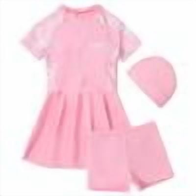 ZACPNCV Toddler Girls Swimsuit Short Sleeve Swimdress and Shorts Two Piece Bathing Suits for Teens Beachwear Swimwear Pink 11 Years