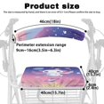 thumbnail image 6 of Jiueut Galaxy Axolotl Medical Products Rollator Walker Seat & Back Cover for Women 2 Piece Easy to Install Protective Covers for Walker Drive Walker Seat Cushion, 6 of 7