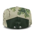 thumbnail image 3 of FUIALDOLG Oak Leaves Pattern Polyester Flat Cap with Comfy, Vintage Adjustable Mens Flat Beret Cap for Driving Golf Walking, 3 of 4