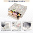 thumbnail image 3 of FORMRS Womens Corduroy Tote Bag Crossbody Shoulder Purse Handbag with Detachable Strap, Pastel Floral Pattern, 3 of 7