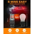 thumbnail image 3 of 2x 3157 Brake Tail Stop Light Bulbs LED Red Fit for Chevy Silverado 1500 1999-2012, 3 of 11