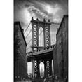 thumbnail image 3 of Jenney, Jessica 17x24 Black Modern Framed Museum Art Print Titled - Manhattan Bridge, 3 of 5