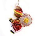thumbnail image 2 of Christopher Radko Holiday Marcher Glass Christmas Ornament Santa Drum 1018625, 2 of 2
