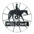 thumbnail image 1 of Cowboy Panneau de Bienvenue Roue Décoration Maison, 1 of 1