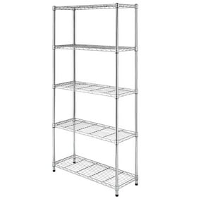 Gzyf Shelving Unit Racks 5 Tier Kitchen Trolley Cart Utility Metal