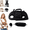 Black single-shoulder, variant on Pawzie Purse Dog Carrier, Small Puppy Sling Carrier, Breathable Mesh Pet Shoulder Bag