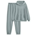 thumbnail image 7 of SUNBS Lounge Sets for Women 2 Piece Sets Sweat Set Suits Sweatpants Womens Hoodies Outfits Clothes, 7 of 7